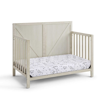 Suite Bebe Barnside 4-in-1 Convertible Baby Crib in Washed Gray