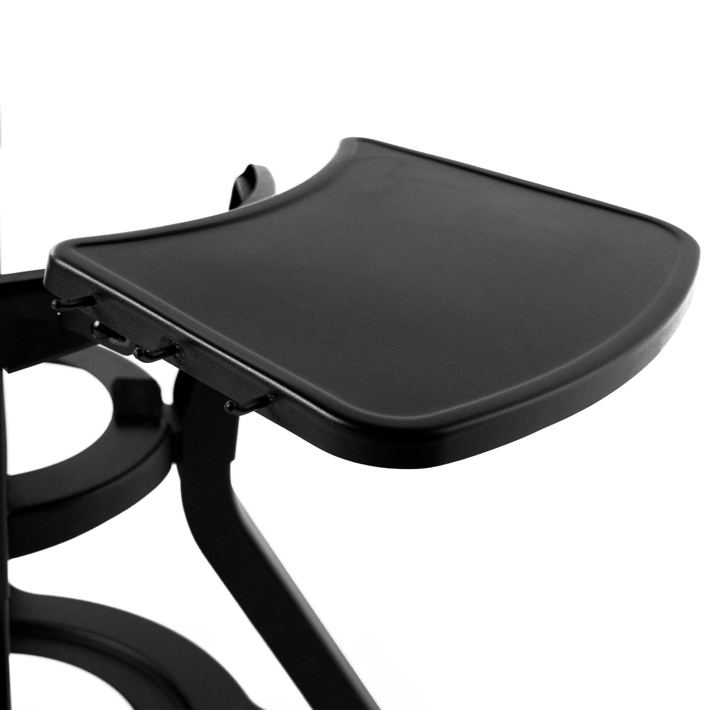 Cart with Shelves for Joe Jr Small Kamado Grill, Black Grill Stand, Model KJ15112524