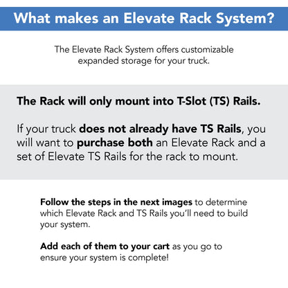 RealTruck TruXedo Elevate Rack System | 1118513 | Elevate CS Rack