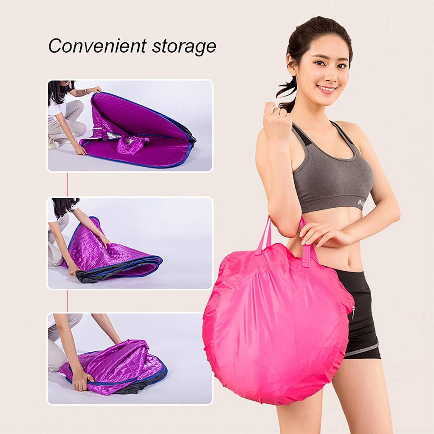 Home Spa Steam Sauna Kit Personal Full Body Portable Spa Sauna Hat Tent 2L Portable Light Sauna with Remote Control Timer