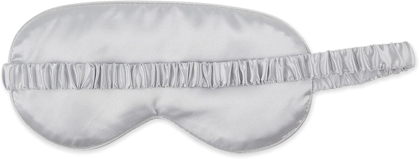 Bucky At Home Spa Collection, Silk-Like Satin Sleep Set, 5 Piece Set in Silver