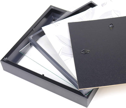 Lawrence Frames 785088 Black Shadow Box Frame, 8x8
