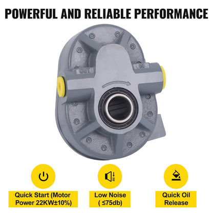 Hydraulic PTO Pump 7.4 GPM, Hydraulic Motor 540RPM 2500PSI, Hydraulic Power Take Off Pump SAE 16" Inlet and SAE 12" Outlet for Dump Trailer, Log Splitter and Scissor Lift