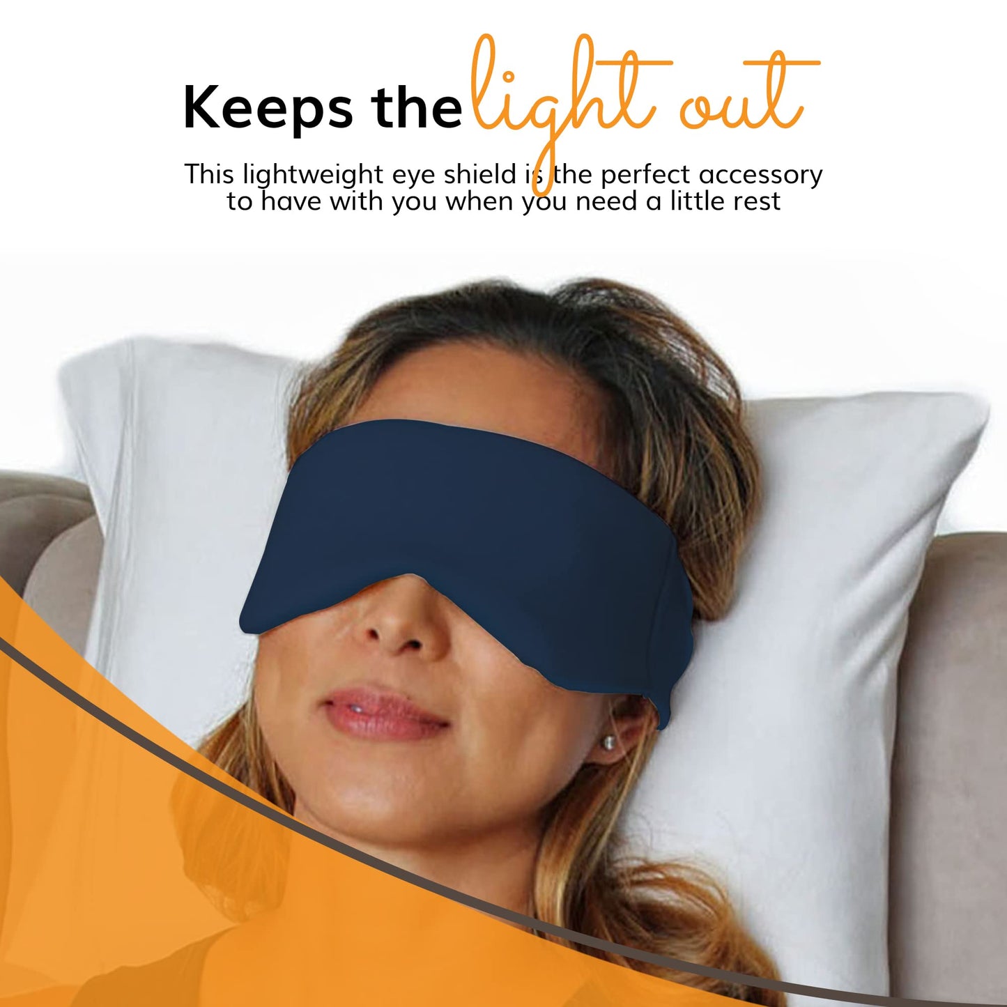 Happyluxe Escape Sleep Mask - Buttery Soft Airplane Eye Mask for Sleeping or Napping in Bed. Machine Washable. - Jet Black, Made in USA