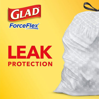 Glad ForceFlex Tall Kitchen Trash Bags, 13 Gallon, Gain Lavender, 80 Count (Package May Vary)