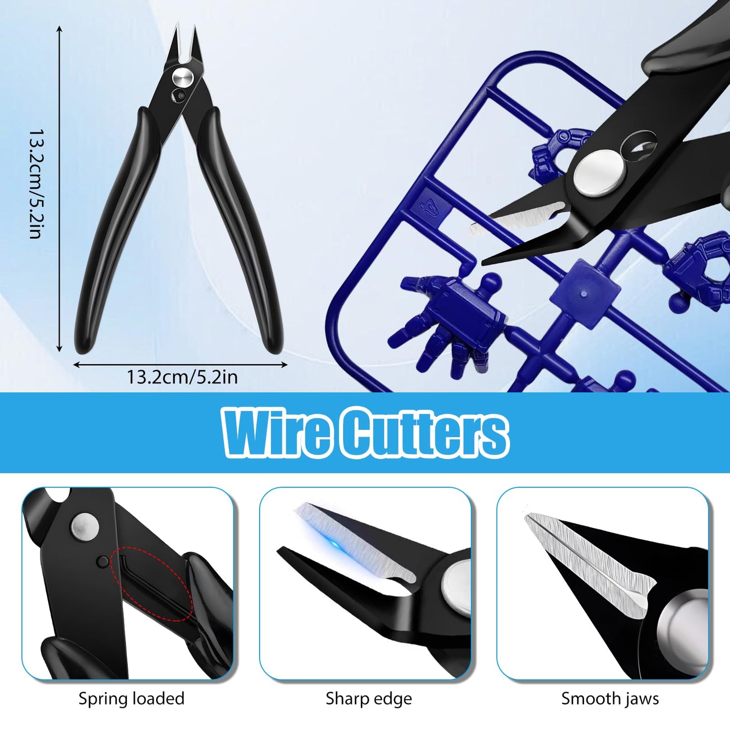 13pcs Deburring Tool with 10 High Speed Steel Blades, Deburring Tool 3D Printing with Micro Cutter Tweezers Deburrin Tool Set for Resin Plastic Metal