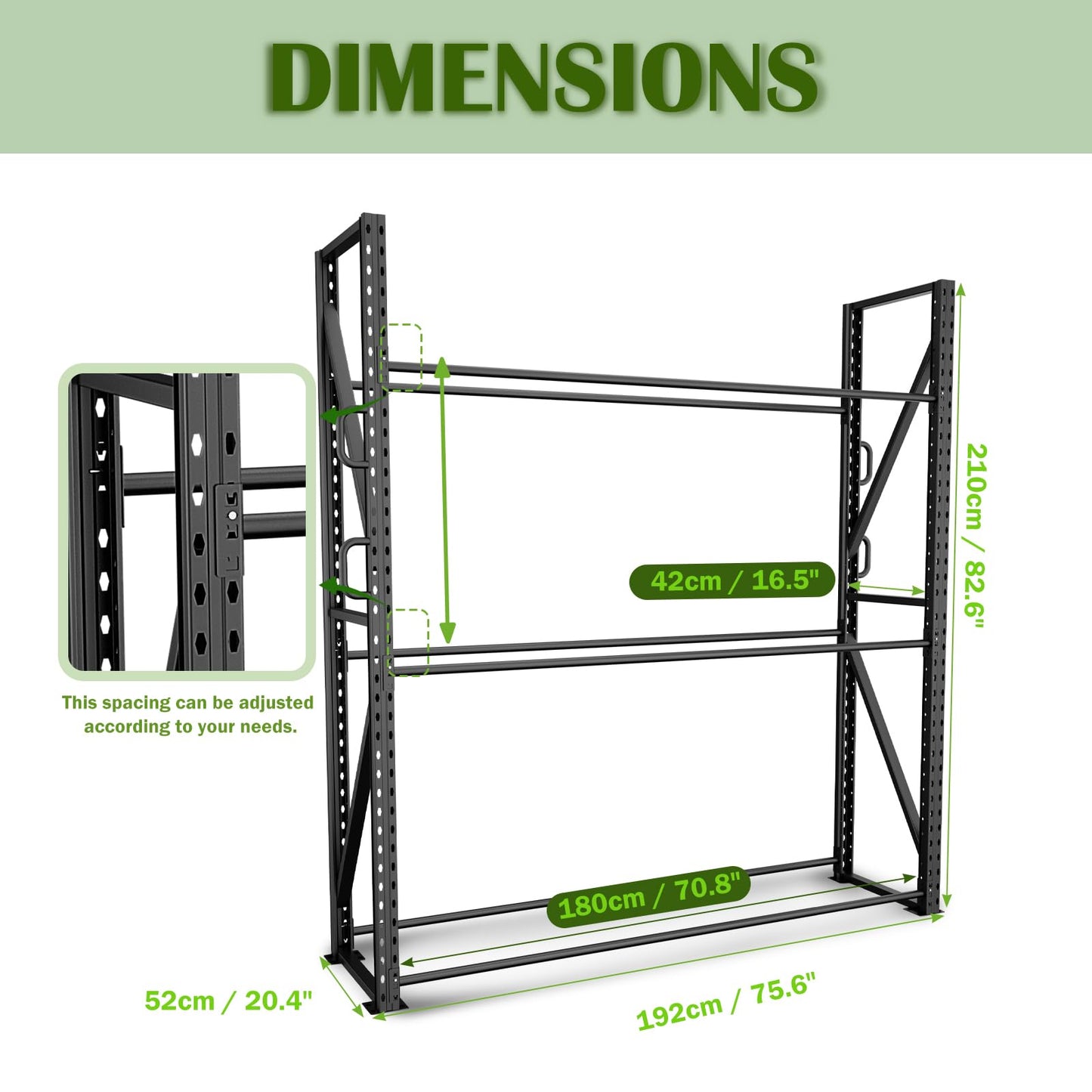 ZUIWAN Large 83" H 3-Tier Tire Stationary Rack for Garage - Heavy Duty 2200LBS Capacity Adjustable Metal Tire Storage Rack for Indoor and Outdoor Use