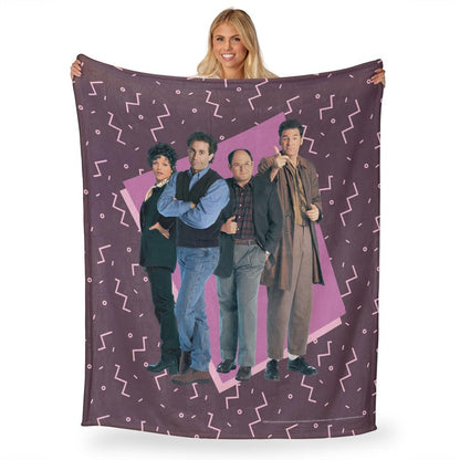 Northwest Seinfeld Silk Touch Throw Blanket, 50" x 60", The Gang