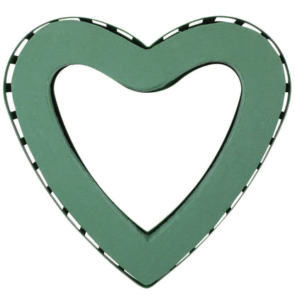 TEHAUX Heart-Shaped Floral Holder with Suction Cup 15.74X15.35X1.77In Flower Rack for Wedding Car Decoration Floral Arrangement Accessory for Special Events