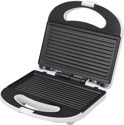 Better Chef Basic Contact Grill, Non-Stick, Panini Style, 8-Inch Width, Cord & Upright Storage (White)