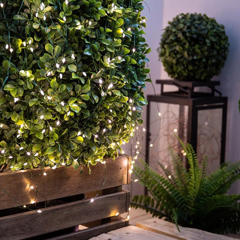 RESNICE 2 Pack Green Wire Fairy Lights Plug in 66Ft 200 LED Warm White Twinkle Lights LED String Lights with Remote for Christmas Tree Bedroom Living Room Wall Patio Party Decoration