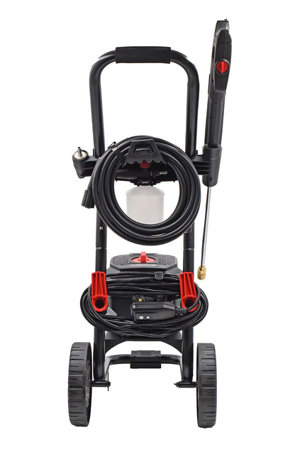 AR Blue Clean BCXP22300P Electric Pressure Washer-2300 PSI, 1.7 GPM, 13 Amps Quick Connect Accessories, Two Wheel Trolley, On Board Storage, Portable Pressure Washer, High Pressure, Car washer, Patio
