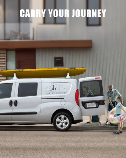 MELIPRON Cargo Van Roof Ladder Rack Fit for RAM ProMaster City 2015-2024 3 Crossbars