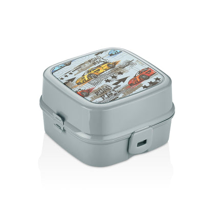 HEFA Lunch Box for Kids, All-in-One Foldable Lunch Box, Bento Box for Girls, Spoon and Fork included, Sandwich Containers
