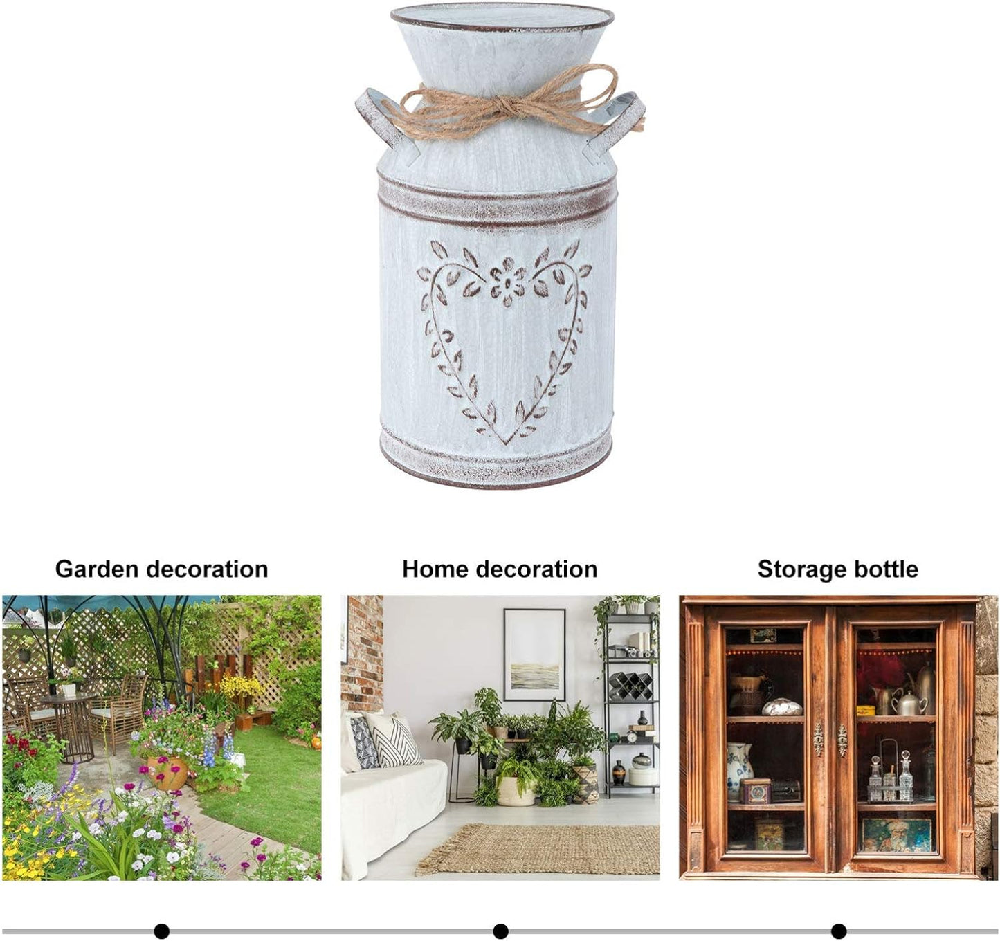 Happyyami 1pc Elegant Iron Heart Pattern Plant Holder, Unique Flower Pot for Home Decoration, Stylish Garden Ornament