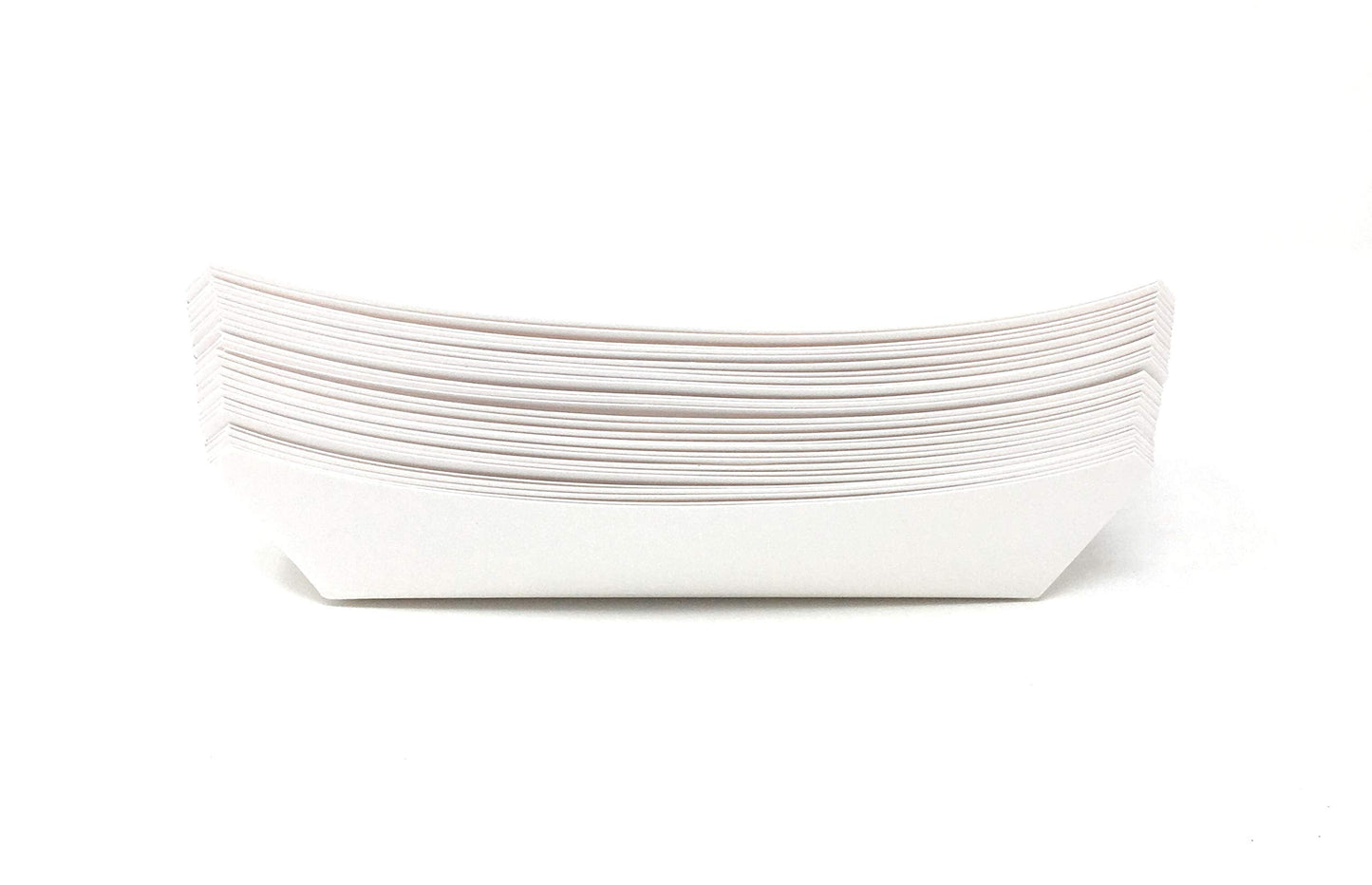 Mr Miracle 7 Inch Paper Hot Dog Tray in White. Pack of 250. Disposable, Recyclable and Fully Biodegradable. Made in USA