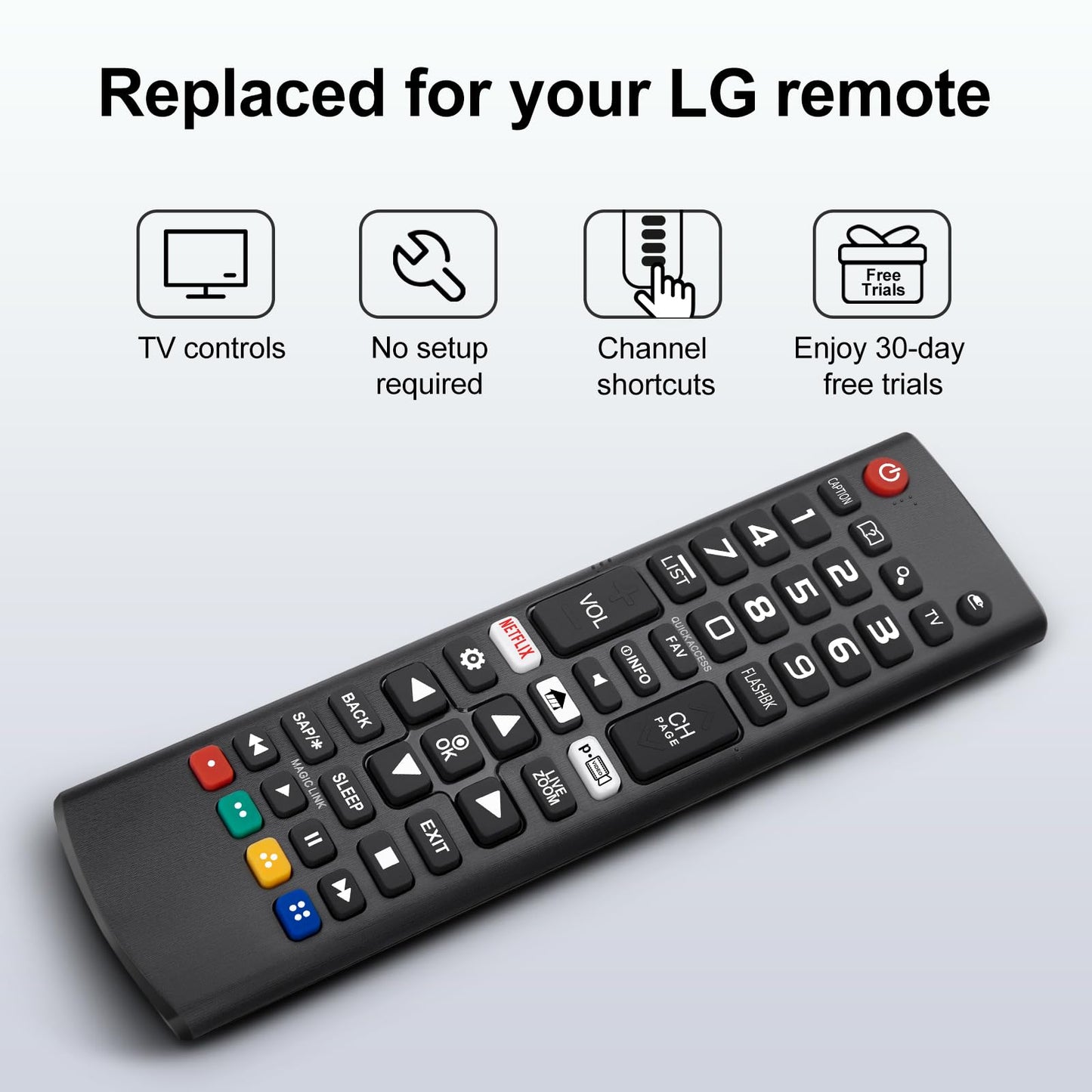 Voice Remote Replacement for TCL Android Smart TVs,RC813 with Google Voice Function