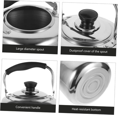Cabilock Whistling Stainless Steel Kettle, Handheld Hot Water Teapot, Kitchen Water Boiler, Japan Anti-scald Tea Maker