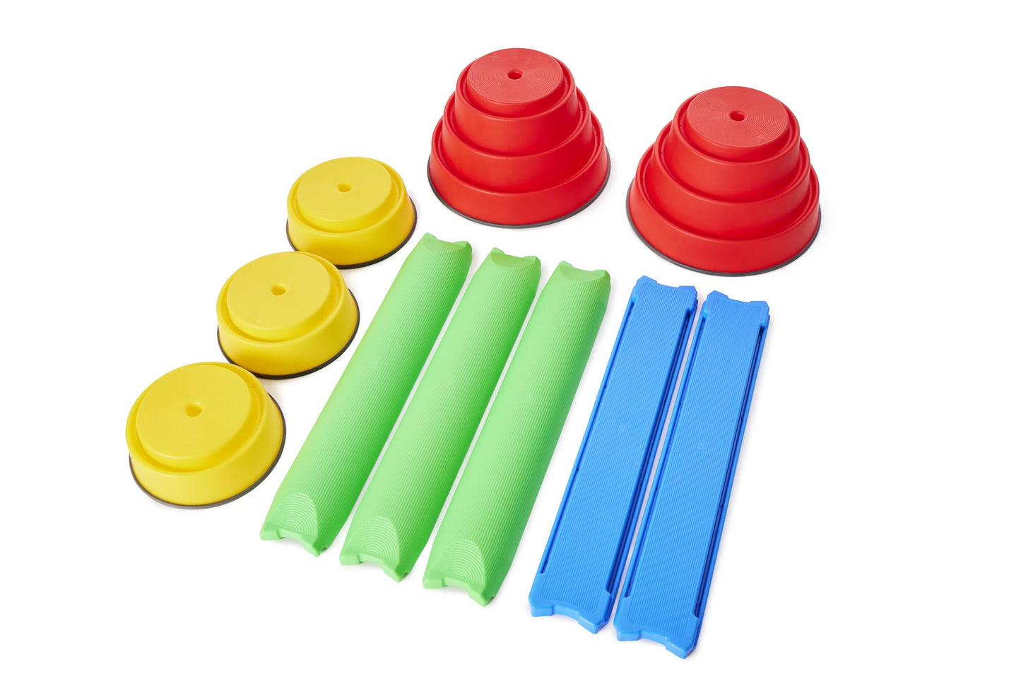 GONGE Build N' Balance Beginner Set - Complete Balancing Course For Sensory Exploration And Balance Training - Set of 10 pieces