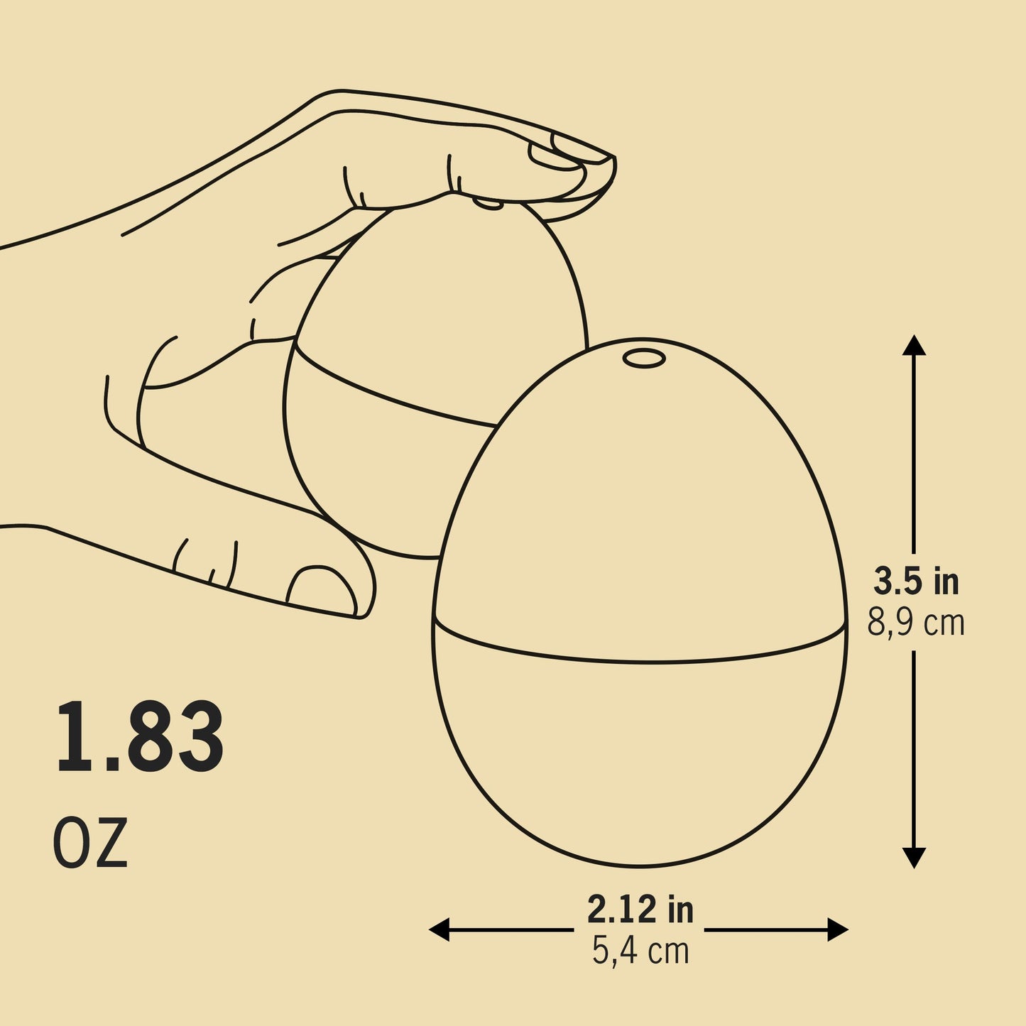 One World BeepEgg – Egg Timer for Boiling Eggs – Musical Egg Cooker for Soft, Medium, Hard Boiled Eggs – Food Safe – Singing Floating Egg Timer – Egg Cooker for 3 Levels of Doneness - Brainstream
