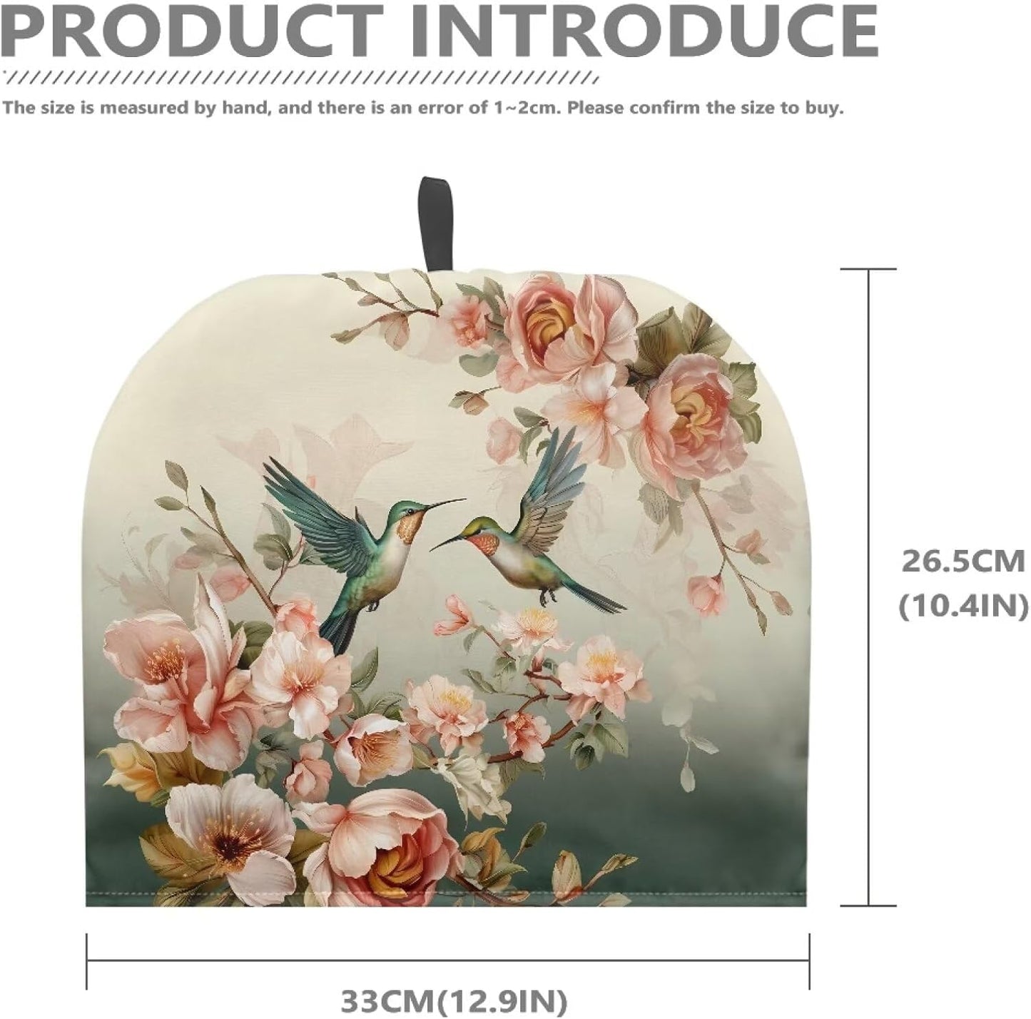 Cute Hummingbird Tea Cozies for Teapot, Portable Kettle Cover, Dust Proof Insulated Tea Pot Warmer