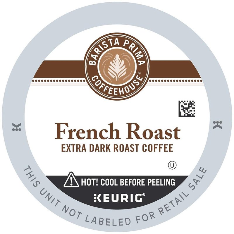Barista Prima Coffeehouse Dark Roast Extra Bold K-Cup for Keurig Brewers, French Roast Coffee,96 Count