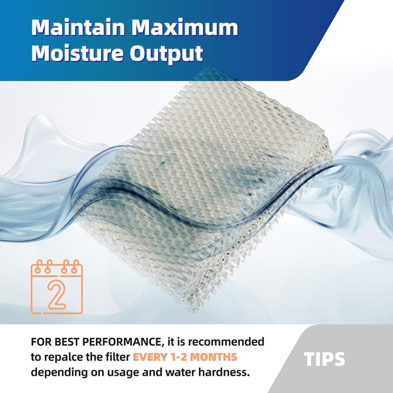 Ximoon HDC12 Humidifier Wick Filters | HDC-12 Replacement HD13030 HD1303 HD14060 HD1406 HD13050 HD1305 HD1407,Humidifier Filters 14911 32-14911 ES12-4 Pack