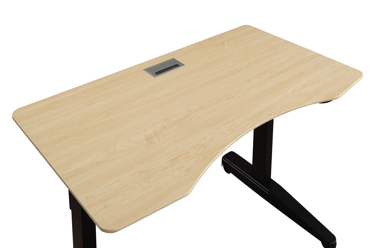 24/7 Shop at Home Rillema Contemporary 48-inch Adjustable Desk, Black