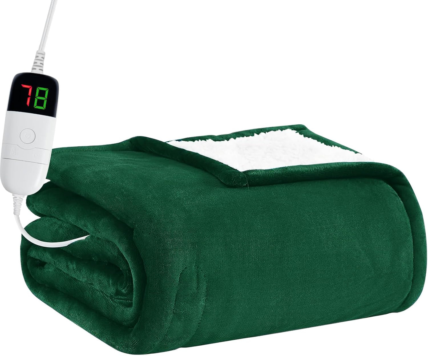 62" 84" 10 8 BOMOVA Heated Electric Blanket Twin - x Heating Blanket with Heating Levels & Hours Auto Off, Warm Flannel