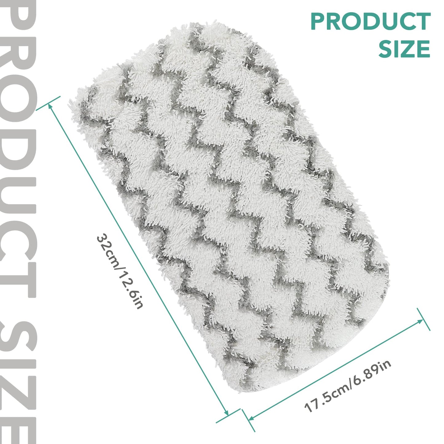 Sgizoku S1000 S2001 Steam Mop Replacement Pads for Shark Steam Mop S1000 S1000A S1000C S1000WM S10001C S1200 & S2001 SteamSpot Steam Mop - Dirt Grip, Washable & Reusable for All Floor Clean - 5Pack