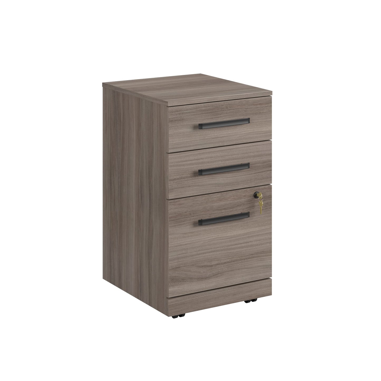 OfficeWorks by Sauder Affirm Mobile File, L: 15.55'' x W: 19.45'' x H: 28.43'', Hudson Elm Finish
