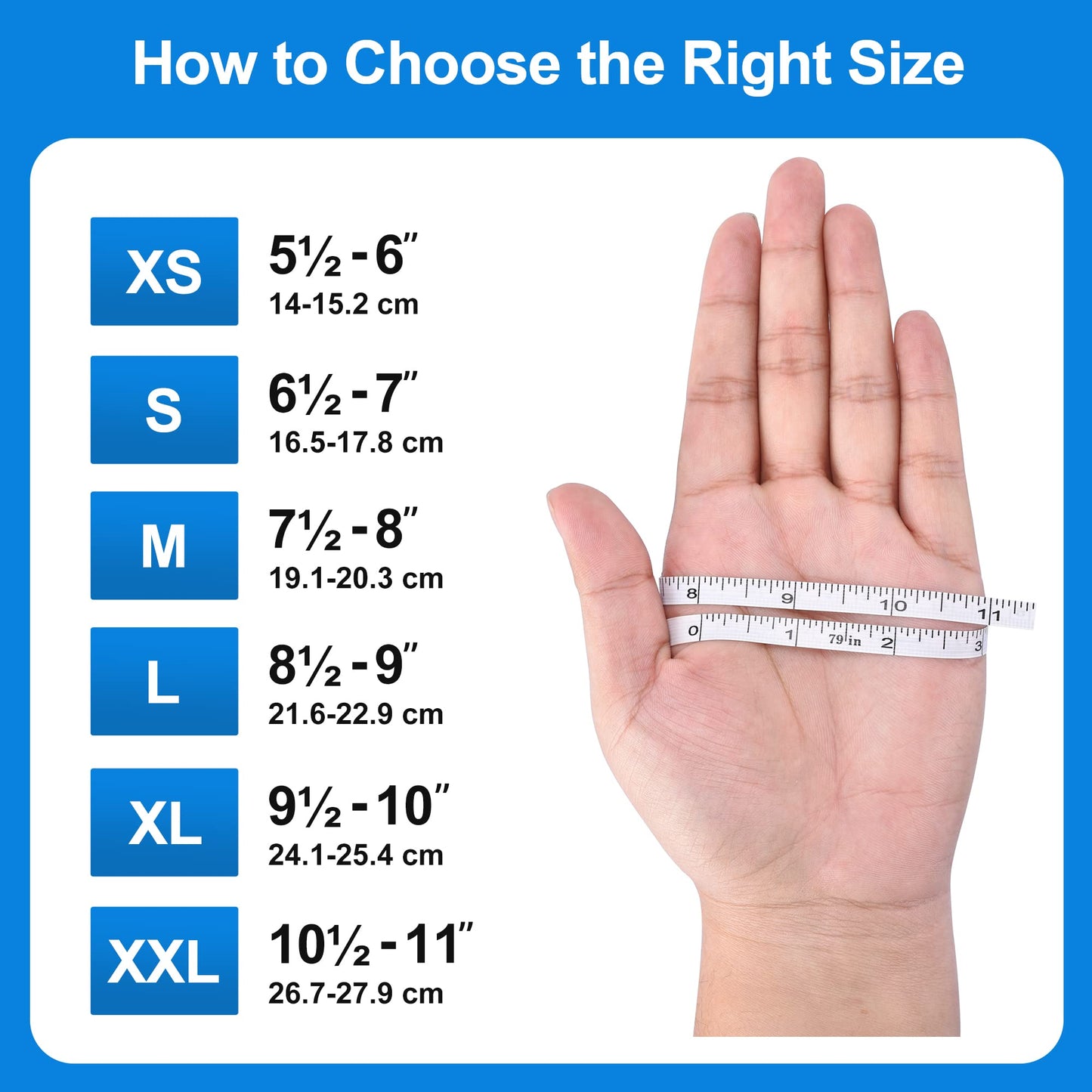 Schneider Blue Vinyl Synthetic Exam Gloves, Medium, Box of 100, 4 Mil, Powder-Free, Latex-Free, Non-Sterile, Disposable Gloves