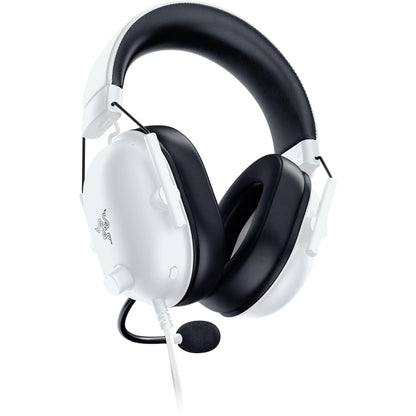 Razer BlackShark V2 X Gaming Headset: Special Edition - 50mm Drivers - Cardioid Mic - Comfortable Noise Isolating Earcups - for PC, Mac, PS5, Xbox One, Nintendo Switch via 3.5mm Audio Jack - White