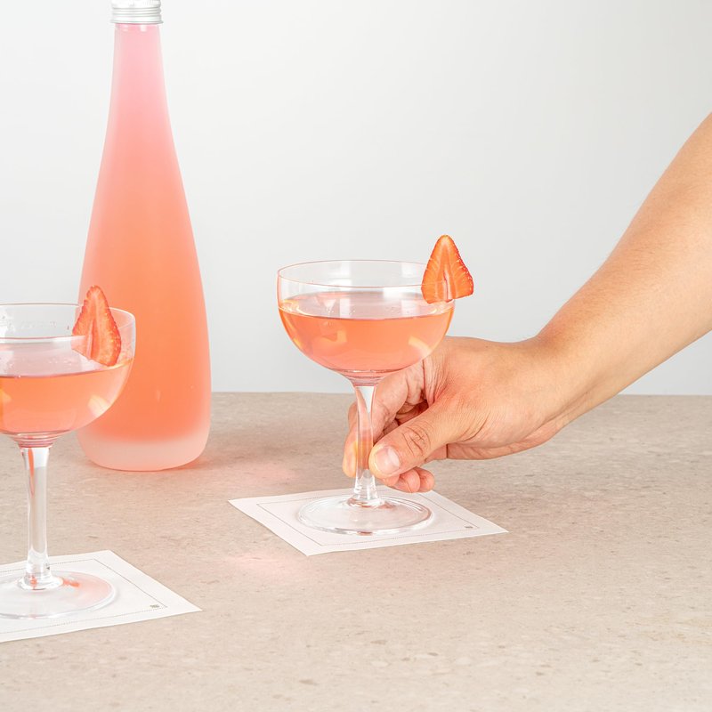Restaurantware-Vetri 8 Ounce Coupe Glasses, 24 Dishwashable Martini Glasses - No Lead, Long Stemmed, Clear Glass Cocktail Drinkware, For Hosting Parties, Serve Margarita, Cosmopolitan, And More