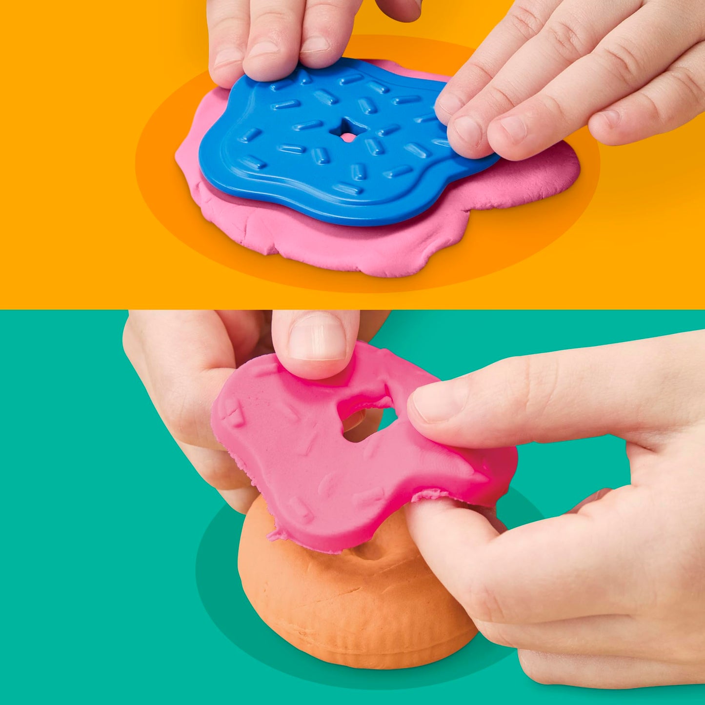 Play-Doh Donut Drop Shop Playset, Play Food Toy, Kids Arts & Crafts, Easter Gift for Kids 3+ Years