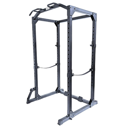 HulkFit Multifunctional Gen 2 Pro Series Power Cage Squat Rack with Home Gym Attachments and Accessories - Black