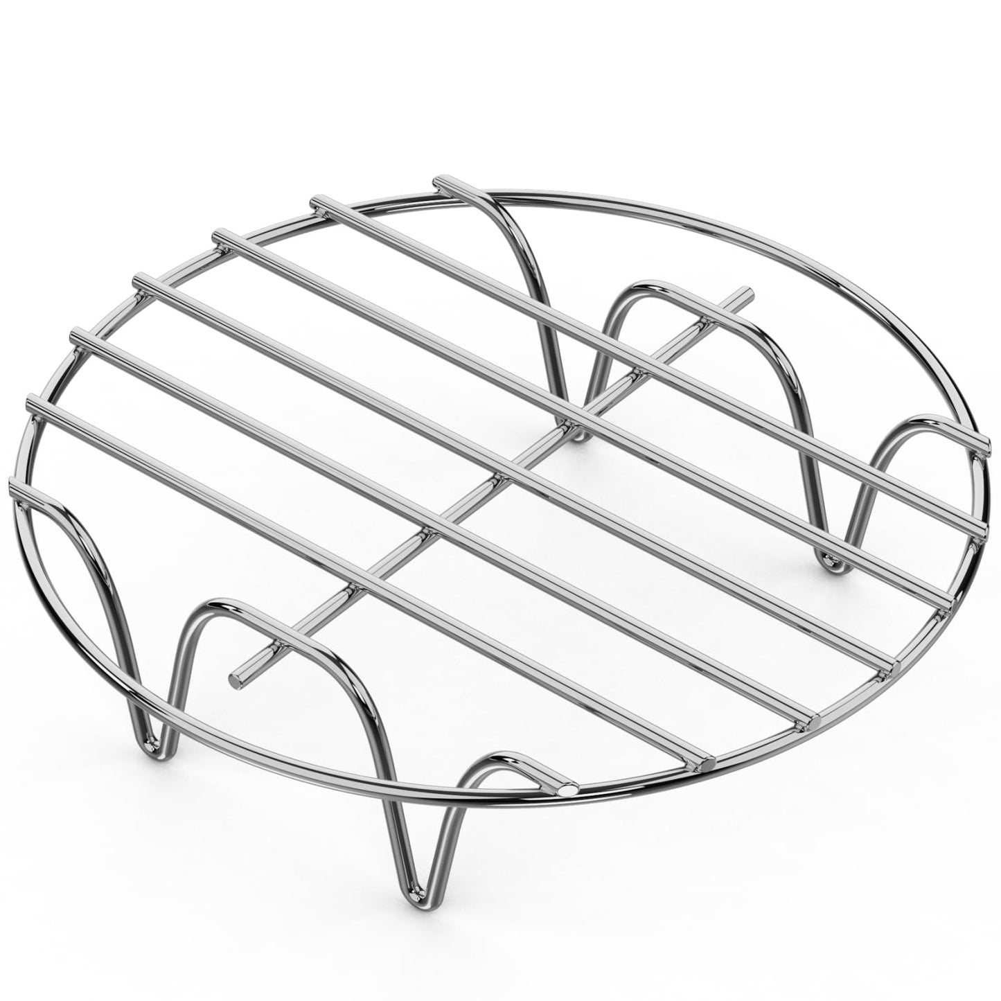 GSlife Trivet for Instant Pot Steamer Rack - Stainless Steel Accessories, 7 Inch Steam Rack Fits 3, 6 Qt Pressure Cooker, Cooking Cooling Steaming Baking Stand, 1 Pack