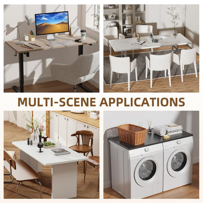 SSWOOD Universal Solid One-Piece Wood Table Top, 71"x32"x1" Workbench Top - Rectangular Particle Board for Standing Desk, Home Office Desk Countertop DlY, Washer Dryer, Coffee, Bar Tabletop
