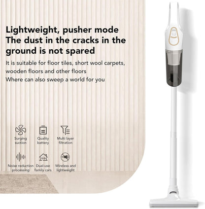 HURRISE Handheld Vacuum Cleaner, Cordless Vacuum for Pet Hair, Powerful Suction for Hardwood Floor, Carpet, and Car