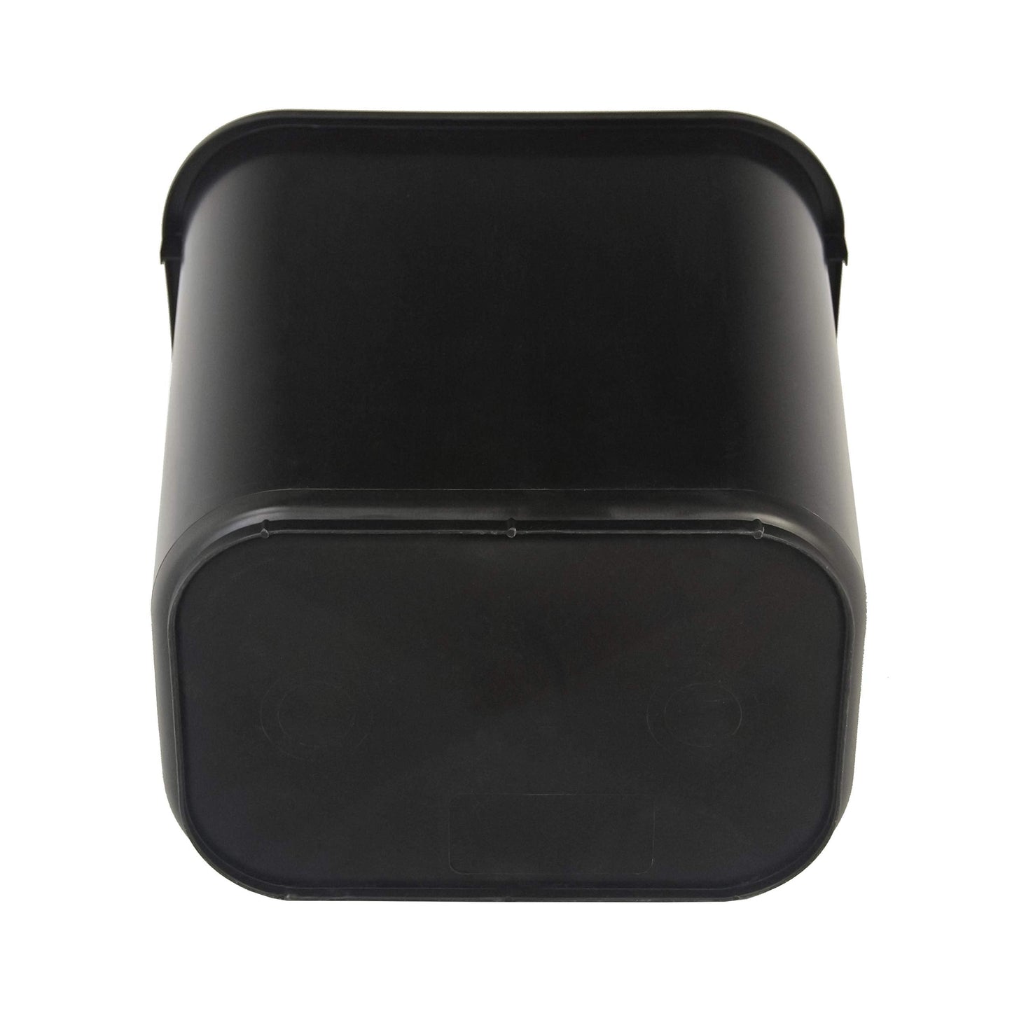Amazon Basics Rectangular Commercial Office Wastebasket, Easy to Clean, Space-Saving, 10 Gallon, Black