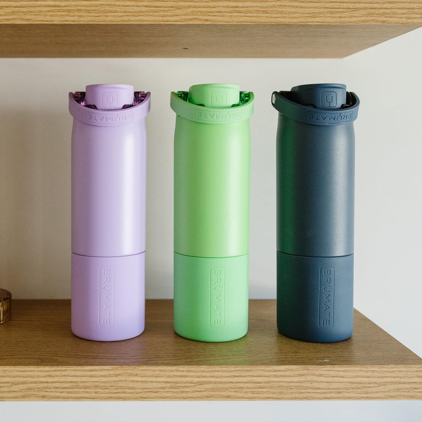 BrüMate Rise 25oz Water Bottle With 100% Leakproof Covered Silicone Straw | Insulated Stainless Steel Water Bottle | Cup-Holder Friendly | Fast Flow | Soft Sip Silicone Spout | BPA-Free (Guava)