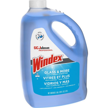 Windex 682252EA Powerized Formula Glass & Surface Cleaner, 1gal Bottle
