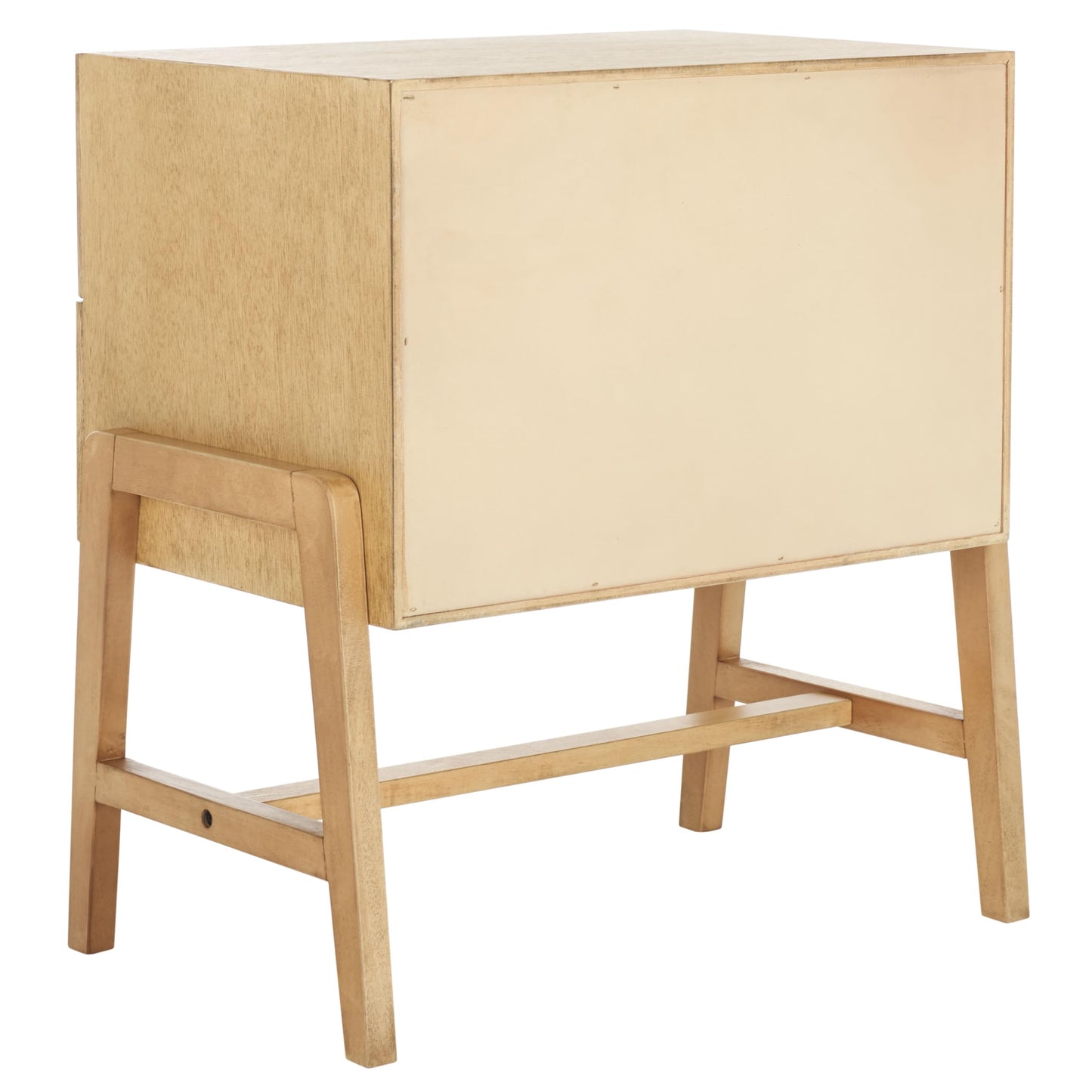 SAFAVIEH Home Collection Tiona Natural/Brown 2-Drawer Accent Table Nightstand