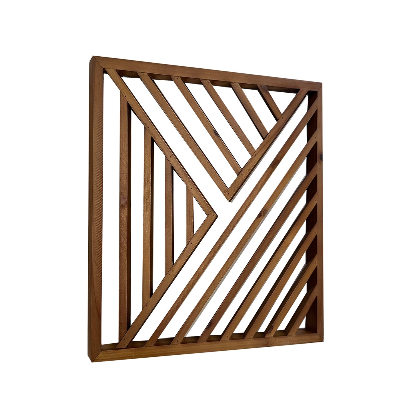 Musanpou Wooden Geometric Home Wall Decor Slatted Wood Design Wall Sculpture，Set of 3 Wood Wall Art decorate，Boho Bathroom Bedroom Living Room rustic Home Decoration