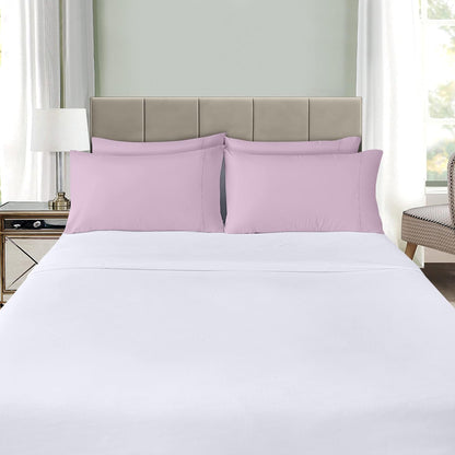 Utopia Bedding King Pillow Cases - 4 Pack - Soft Brushed Microfiber - Fade Resistant 20 x 40 Inches (Lavender)