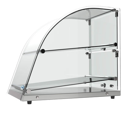 KoolMore DC-2CN Bakery Display Case, 2.4 Cu. Ft - 2 Shelves