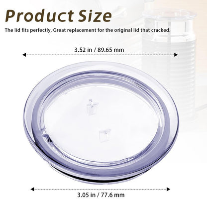 93271 Replacement for Nespresso Aeroccino 3 3R Milk Frother Lid Cover Seal, Lid Cover/Milk Frother Lid Cover fit Parts MS-623697 and 3593 & 3594