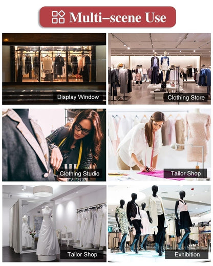 Plus Size Female Mannequin Dress Form ,Full Body Standing Dummy ,with Metal Base ,for Clothing Display, Tailoring, and Sales (Style1 )
