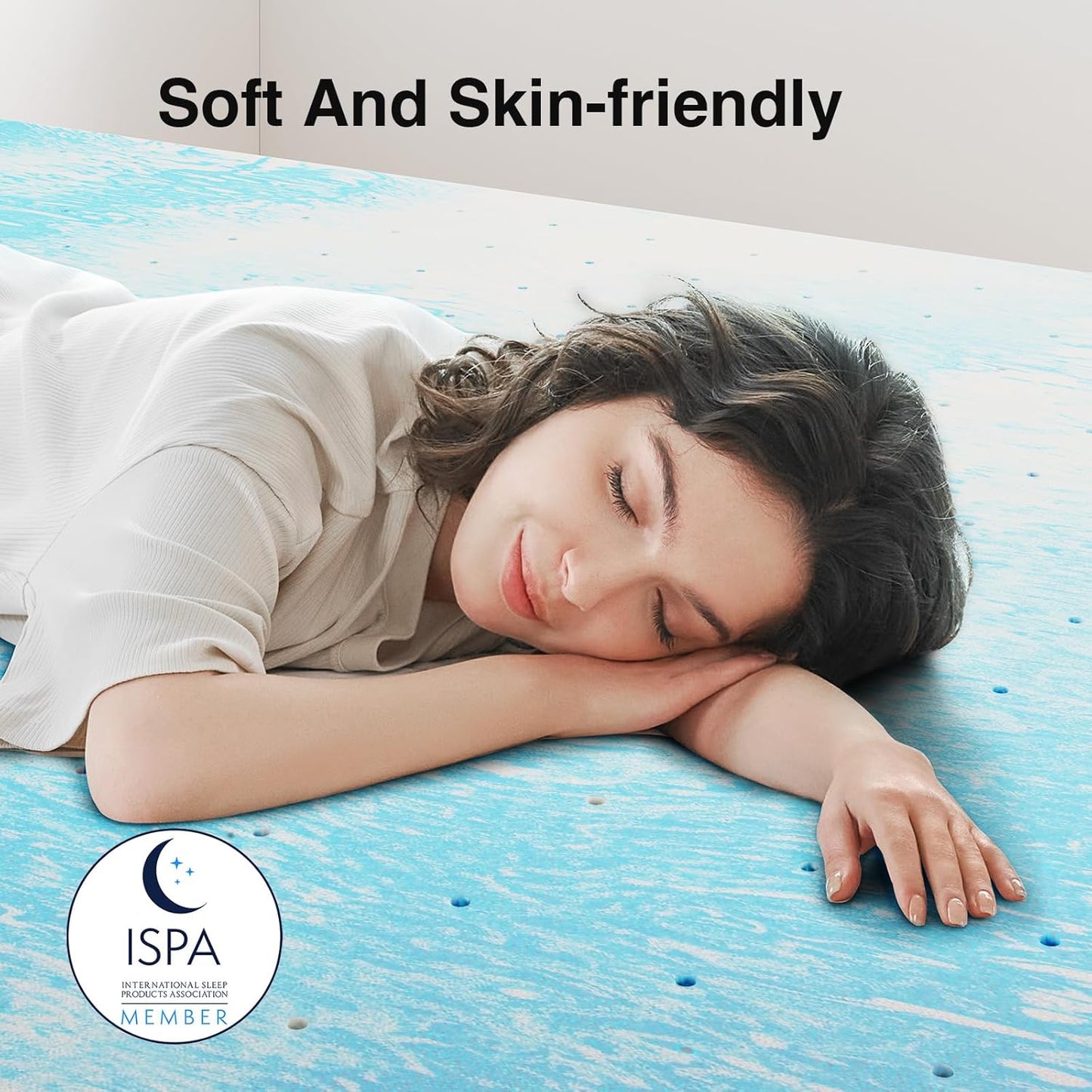 Novilla Memory Foam Mattress Topper - 2 Inch Cooling Gel Infused for Soft Comfort | Perfect for RV, Camper, Dorm Room