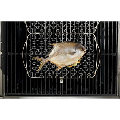 Weber Large Fish Basket – Flexible Wire Grilling Basket for Delicate Foods, Fits Weber Q 300+ Gas Grills & 18.5"+ Charcoal Grills
